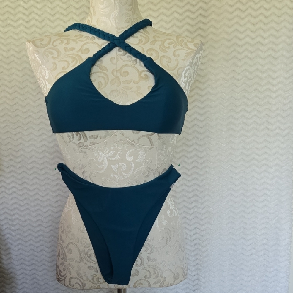 Teal Women's Swimwear Set
